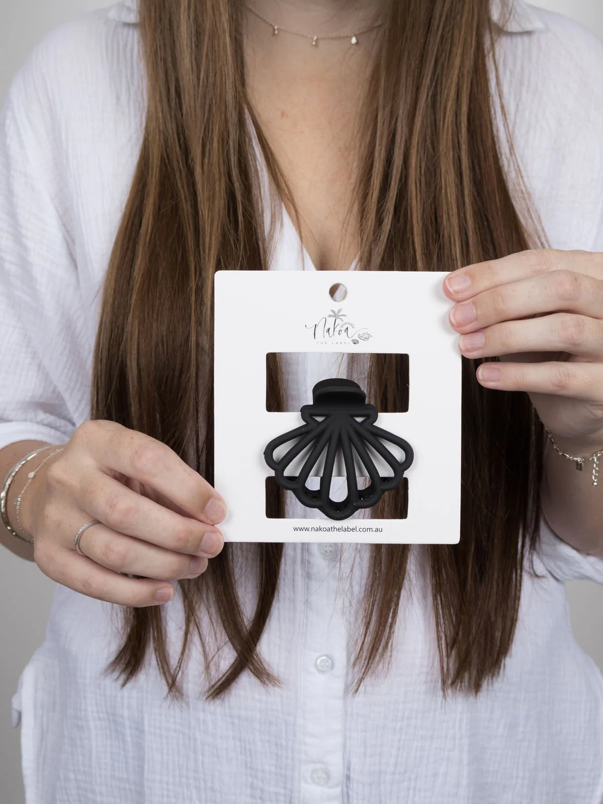 Claw Clip - Clam Shell - Black