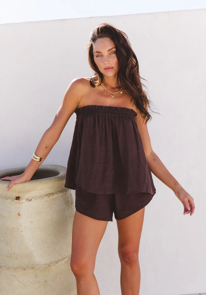 Dreamtime Top/Skirt - Espresso