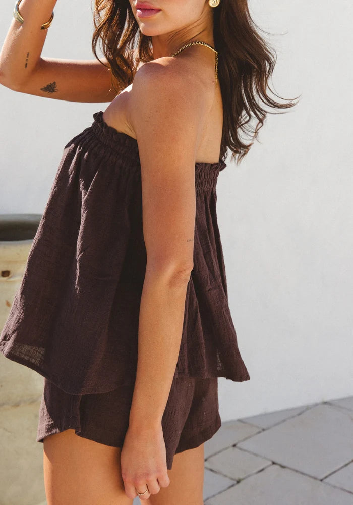 Dreamtime Top/Skirt - Espresso